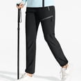 thumbnail image 6 of Women'S Hiking Pants Quick Dry Lightweights Water Elastic Waist Cargo Pants for All Seasons Black M, 6 of 7