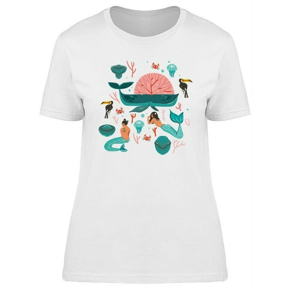 Summer Time Underwater   T-Shirt Women -Image by Shutterstock, Female x-Large