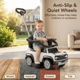 thumbnail image 4 of 3 in 1 Push Car, Licensed Ford Bronco, SHINPT Toddler Push Car with Parent Control Handle, Safety Fence, Lights, Music & Storage, Ride on Toy for Toddlers 18-36 Months, White, 4 of 8