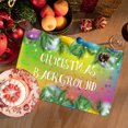 thumbnail image 2 of Dmlowu Christmas Placemats - Non-Slip Christmas Place Mats for Dining Table, Stain Proof Table Mats for Party Holiday Decor, 12x18" Christmas Decorations Winter Placemats, 2 of 6