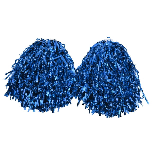 2PCS Cheerleading Pom Poms with Hard Handheld Party Shakers for Dance School Sports Games Team Spirit Cheer