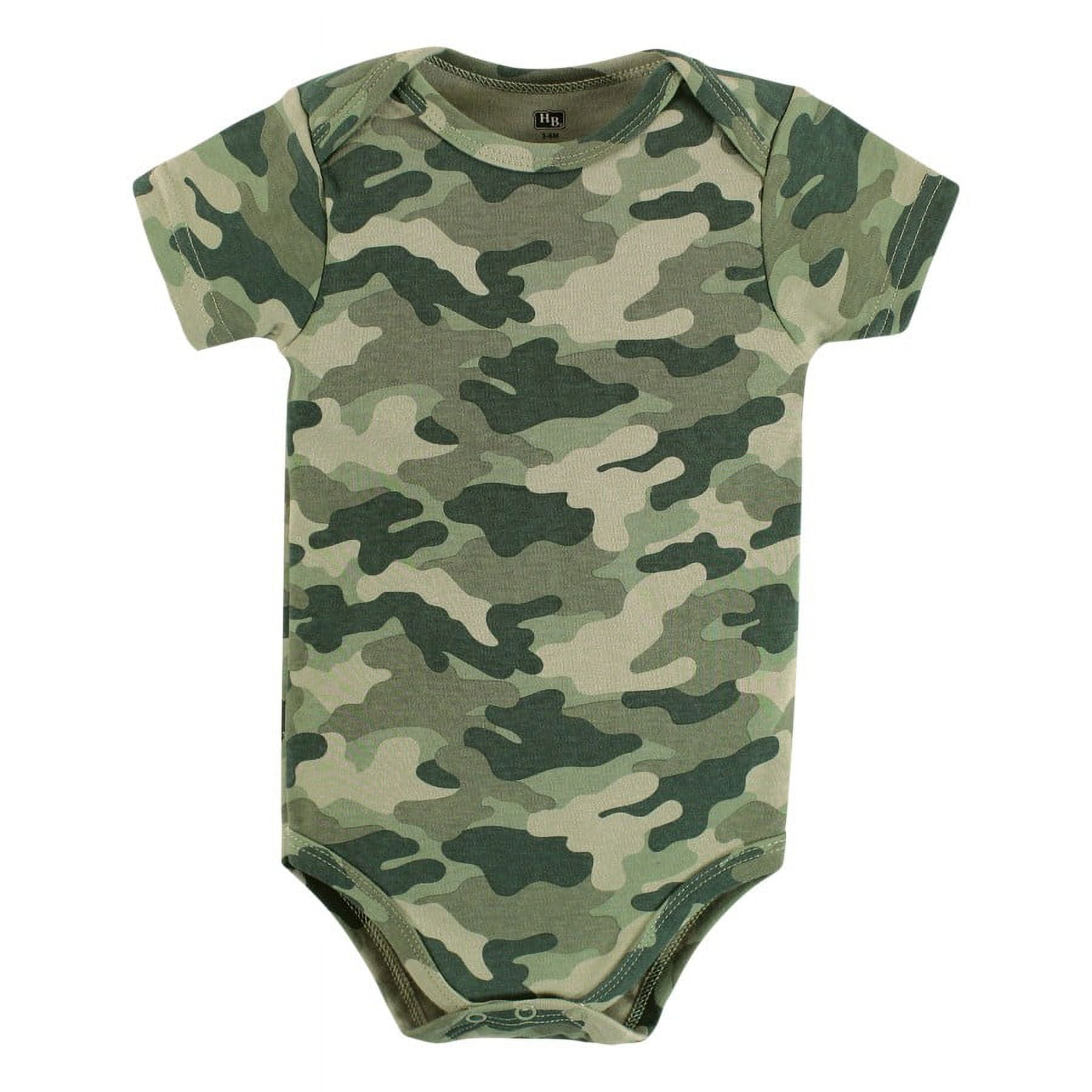 Hudson Baby Cotton Bodysuits, Animal Adventure, 12-18 Months