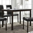 thumbnail image 2 of Baxton Studio Andrew Modern Dining Table, 29.5" x 47.75" x 30", Dark Brown, 2 of 3