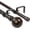 Bronze, variant on Urbanest Adjustable Double Curtain Rod Set Steel Ball Manhattan Finials – 1″ Front & 3/4 Back Rod With Antique Brass Rod, 28–48 Inches