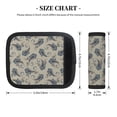 thumbnail image 2 of Luggage Handle Wraps for Suitcase - Suitcase Tags Identifiers for Suitcases, Paisley Print No.J917 Fun Luggage Handle Covers, Travel Luggage Accessories Essentials for Flying, 2 of 6