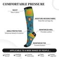 thumbnail image 2 of Rateoe Animals In Camping Compression Socks for Women and Men 20-30mmHg-Circulation Support Socks Knee High Nurse Pregnant Running Medical and Travel Athletic, 2 of 7