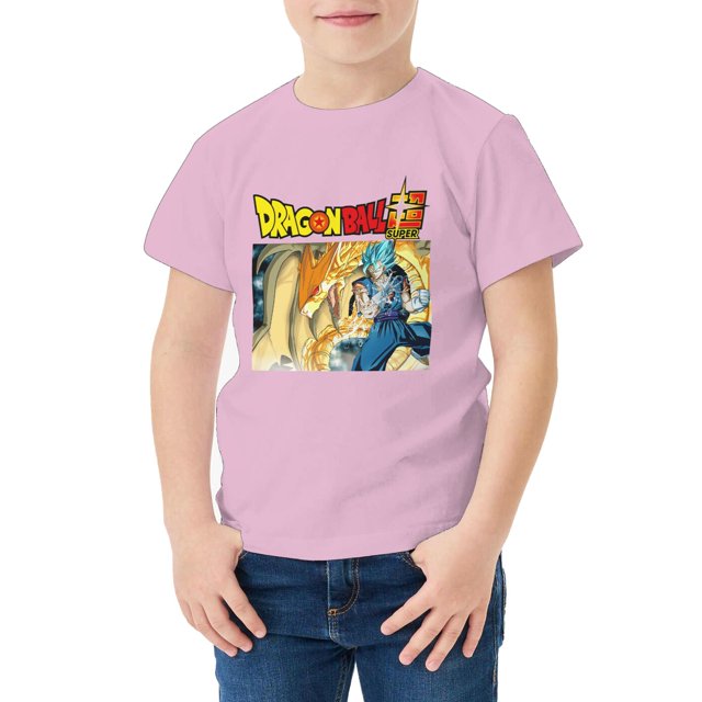 Camiseta Algodón de DBZ para niños
