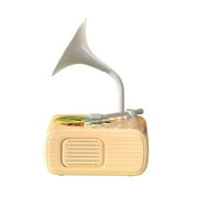 kjfeif Kids Gramophone with 96 Cards Children's Phonograph Story Music Player Gift Boys Girls Toddler Toys Early Childhood Education Gift Birthday 3-6 Years Olds
