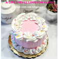 thumbnail image 3 of DEZICAKES Fake Birthday Cake Frosted Pink Confetti Cake Display 6" fake decoration Dezicakes Fake Food- Fake Cake- Home Decoration Cake Display- Artificial Cake- Cake Decor, 3 of 6