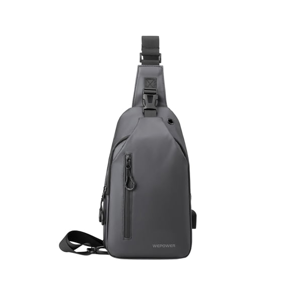 Men's Chest Bag Casual Large Capacity One Shoulder Crossbody Bag Trendy Backpack