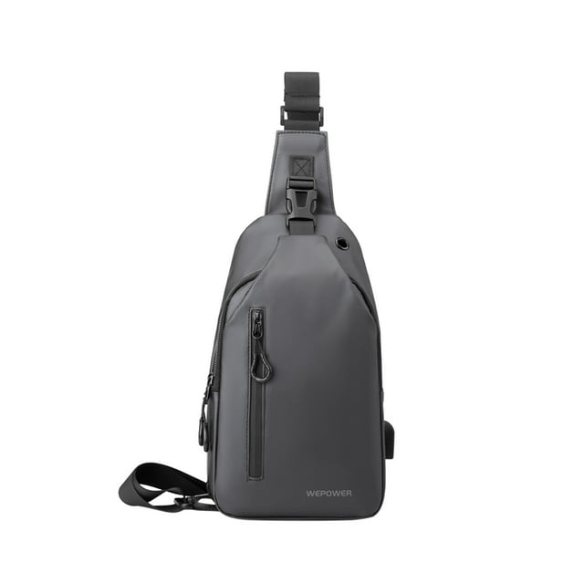 Bolso de Pecho para Hombre, Informal, de Gran Capacidad, Bandolera de Un Solo Hombro, Mochila Moderna