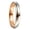 4mm Rose Gold, variant on Two Tone Gold Silver Rings for Women Men, Stainless Steel Minimalist Smooth Polished Ring for Daily Wear Wedding Engagement 4mm Size 6