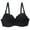 Black, variant on MELDVDIB Lace Wireless Bra, Full-Coverage Wirefree Bra, Adjustable Shoulder Straps Bra for Everyday Wear, Gift, Summer Saveings Clearance