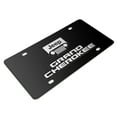 thumbnail image 3 of Jeep Grand Cherokee 3D Dual Logo Black Stainless Steel License Plate, 3 of 5