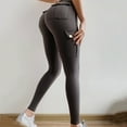 thumbnail image 6 of Utoimkio High Waisted Yoga Leggings for Women with Pockets Summer Tummy Control Workout Athletic Running Yoga Pants for Women, 6 of 9