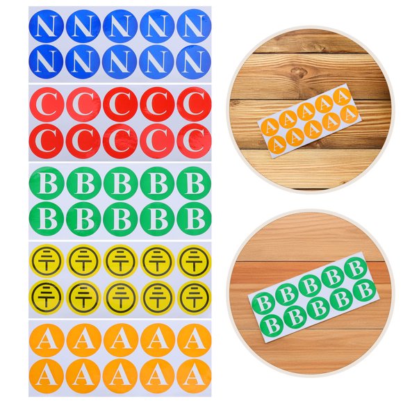 KALLORY 100Ud Etiquetas Para Panel Eléctrico Con Símbolo De Seguridad Multicolor Y Material Impermeable