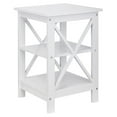 thumbnail image 4 of ZENY 3-Tier Side/End Table with Storage Shelf Nightstands for Living Room,Bedroom Furniture, White, 4 of 10