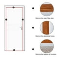 thumbnail image 7 of Unique Bargains Weather Stripping Silicone Door Seal Stopper White 6.6 Ft Length,1.8 Inch Width, 7 of 7