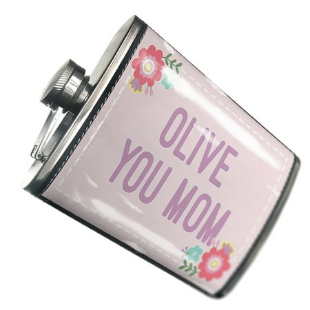 

NEONBLOND Flask Olive You Mom Mother s Day Cute Flowers