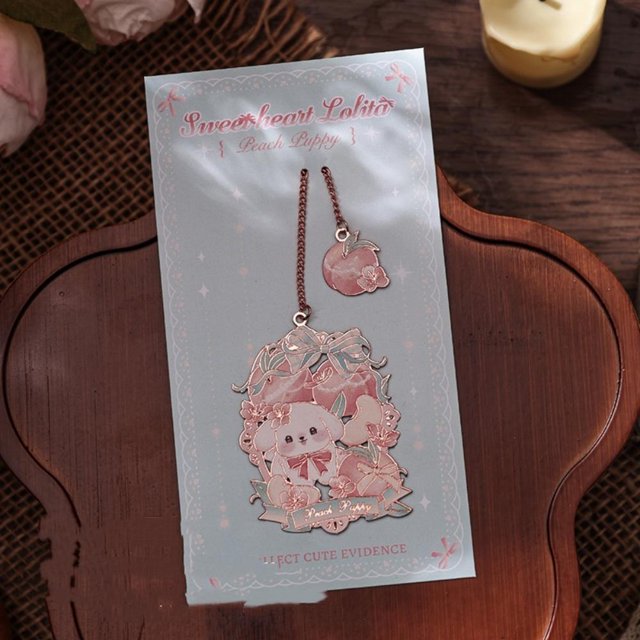 Cute Cat Rabbit Bear Metal Bookmark Portable Reading Marker Book Clip Pendant Student Hollow Bookmarks School Supplies