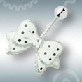 thumbnail image 1 of Anillos de ombligo de mariposa de cristal, piercing de ombligo, barra colgante de mariposa, anillos de ombligo, 1 of 3
