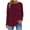 Wine1, variant on fatyb Women's Crewneck Long Sleeve T Shirts Casual Loose Basic Tee Tops Lightweight Womens Dressy Blouses