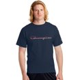 thumbnail image 1 of Champion Mens Classic Jersey Short-Sleeve Tee, L, Split Navy, 1 of 1