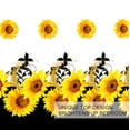 thumbnail image 3 of 3 Pcs Sunflower pattern Duvet Cover Set, Reversible Duvet Cover Queen, Chic Bedding Set Comforter Cover Soft Breathable for All Seasons (Yellow, Queen), 3 of 9