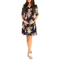 thumbnail image 3 of Women's Maternity Dress Long Sleeve V Neck Tie Front Pregnancy Bodycon Midi Dress, 3 of 6