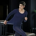 thumbnail image 6 of Men,s Plush Thermal Innerwear & Underwear Set Clothes Cotton Tops and Pants Set, 6 of 9