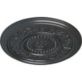 thumbnail image 3 of Ekena Millwork 16 1/8"OD x 5/8"P Marseille Ceiling Medallion (Fits Canopies up to 4 1/4"), Hand-Painted Pewter, 3 of 6