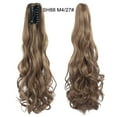 thumbnail image 2 of Aqestyerly Human Hair Wig,Pinched Ponytail Wig Wth Long Curly Hair Synthetic Heat Resistant, 2 of 8