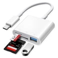 thumbnail image 1 of Lector de tarjetas SD USB C Oyuiasle para iPhone 15/iPad/Mac/Laptop, 1 of 7