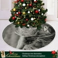 thumbnail image 6 of FMSHPON Scottish Highland Cattle Cows Xmas Christmas Tree Skirt Stand Mat for Holiday Party Decoration Indoor Outdoor 36 inches, 6 of 6