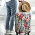 thumbnail image 2 of Pioneer Flower Floral Print Pattern Luggage Cover Fashion Suitcase Cover Baggage Covers Fit 25-28 Inch Luggage (Go Travel), 2 of 5