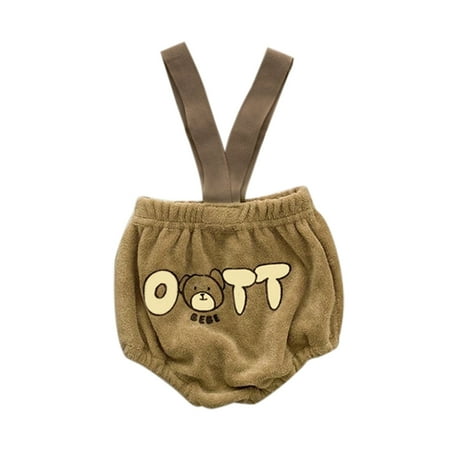 

Baby Girls Boys Summer Autumn Printed Suspender Clothes