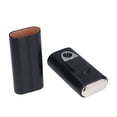 thumbnail image 1 of Cigar Case,  Preservation Effect Wide Application Soft Inside Portable Cigar Case  For Official Business For Travelling, 1 of 8