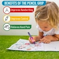 thumbnail image 4 of The Pencil Grip Metallic Grippers 6-Pack, Pencil Grips for Handwriting, Ergonomic Pen Holder for Righties & Lefties, Writing Practice for All Ages, Writing Tool with Finger Cushion, 4 of 9