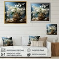 thumbnail image 4 of Designart "Golden Still Life Of Snowdrops" Snowdrops Floater Framed Canvas Prints, 4 of 5