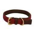 thumbnail image 1 of Benji & Flo Interlaced Leather Lined Dog Collar, 1 of 1
