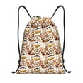 thumbnail image 1 of Xecao Western Cowboy Pattern Sports Drawstring Backpack - String Swim Gym Bag with Wet Proof Pocket for Women&Men-Medium, 1 of 6