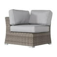 thumbnail image 3 of Living Source International 7-Piece Wicker / Rattan Sectional Set in Gray, 3 of 8