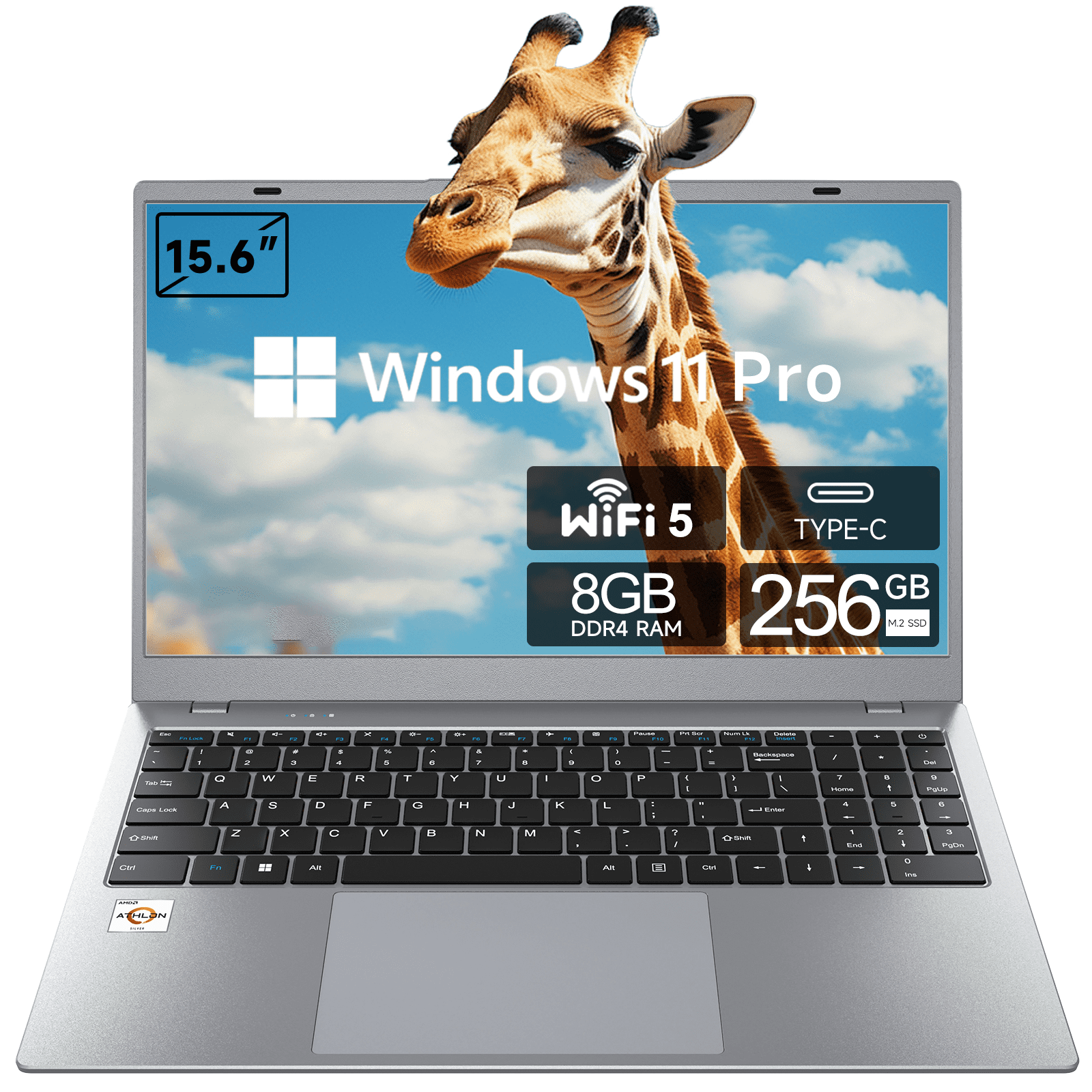 Byone X133 15.6 inch FHD Computer, Intel Celeron N5095, 16GB RAM