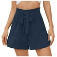 thumbnail image 2 of AXXD Woman Cotton Biker Shorts High Waisted Summer Shorts Wide Leg Pants Shorts Shorts Mother's Day, 2 of 5
