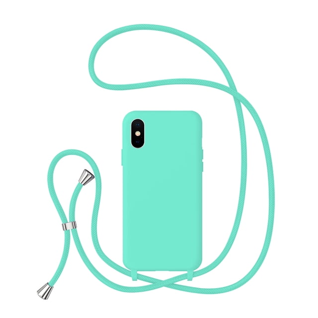 Funda de Protección para iPhone X/XS - Sovico - Silicón con Correa