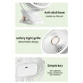 thumbnail image 6 of Harlier Portable Clip On Fan, Small USB Fan Battery Operated, 3 Speed Rechargeable Mini Fan With LED Light, 360° Rotate Personal Cooling Desk Fan for Stroller Travel Camping Golf Gym, 6 of 9