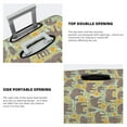 thumbnail image 3 of Yiaed African bush elephant Print Travel Luggage Cover Suitcase Protector Covers Elastic Luggage Anti-scratch(No luggage included）-Large, 3 of 7