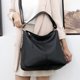 thumbnail image 5 of Bolso con asa superior para mujer, bolso de mano informal a la moda, bolso de hombro tipo bandolera, bolso tipo cubo, 5 of 6