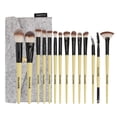 thumbnail image 2 of 14x brochaméticas para maquilje, corrector en polvo, , jos, delineador jos Negro shamjiam Pinceles cosméticos para maquillaje, 2 of 7