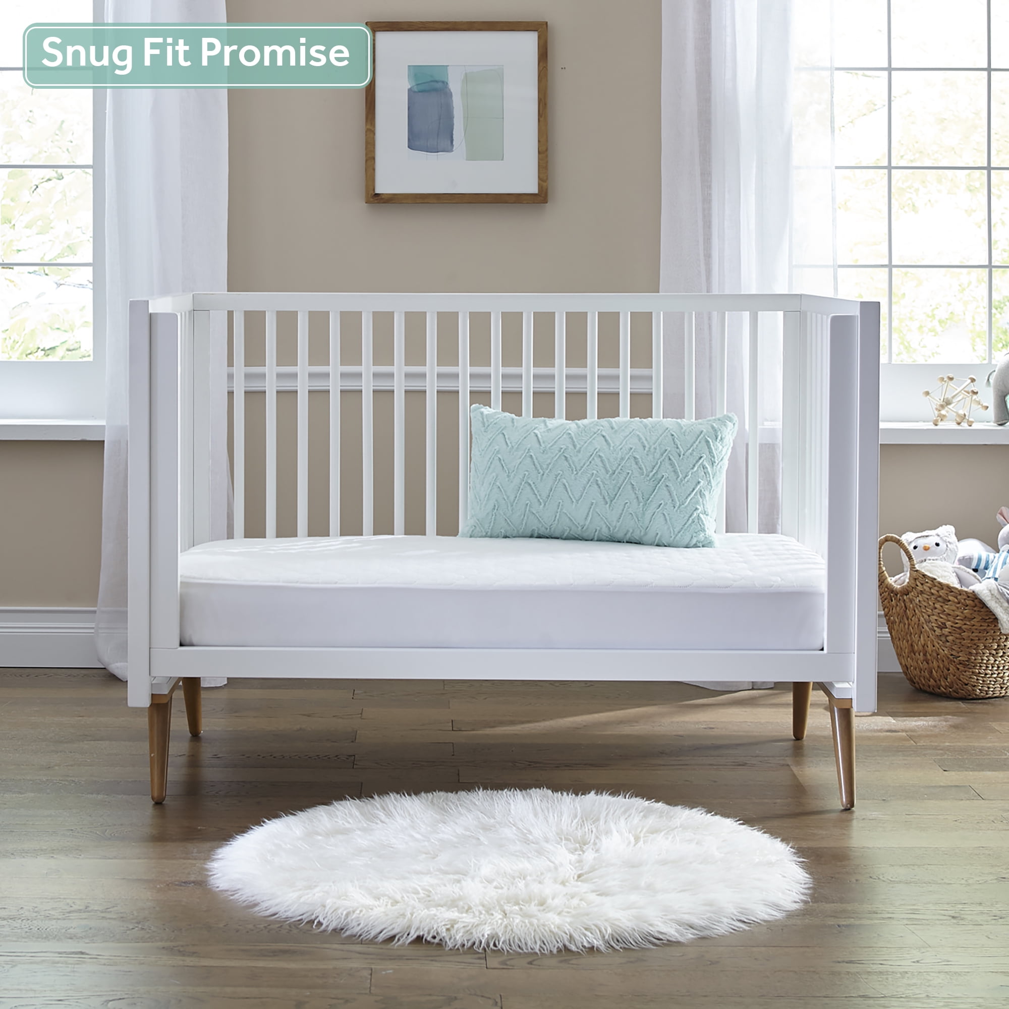 Sealy Serene Duo Sleek Crib Mattress 2 Stage Foam Baby Mattress Toddler Mattress Waterproof Walmart